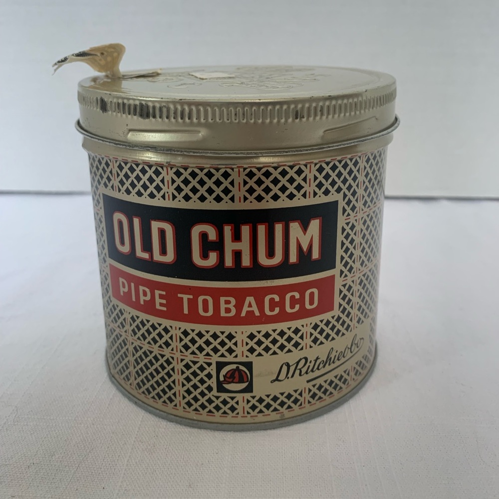 OLD CHUM  | Vintage Empty Pipe Tobacco Tin